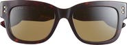 Gucci 53mm Square Sunglasses
