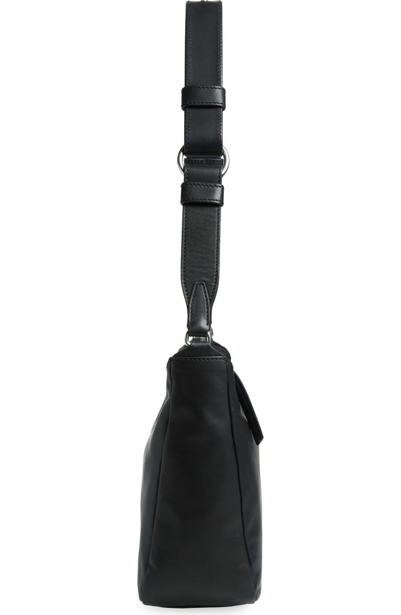 rag & bone Prospect Square Leather Crossbody Bag, Alternate, color, Black Leather