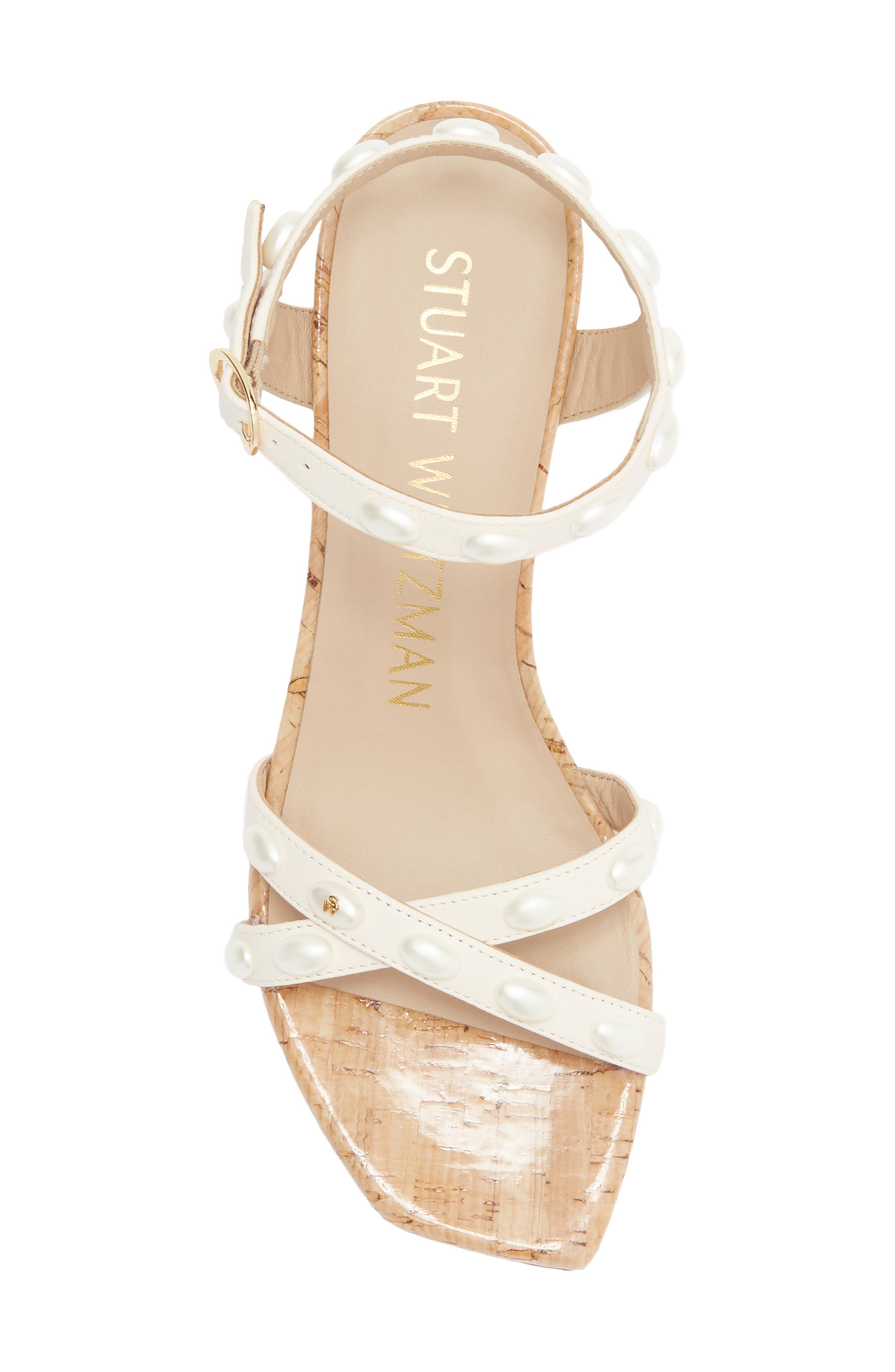 Pearlita 50 Wedge Sandal, Alternate, color, SEASHELL