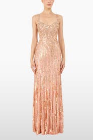 Jenny Packham Da Vinci Sequin-Embellished Dress
