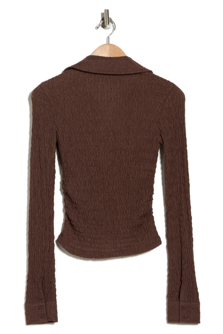 Connie Slim Fit Button-Up Shirt, Alternate, color, BITTER BROWN
