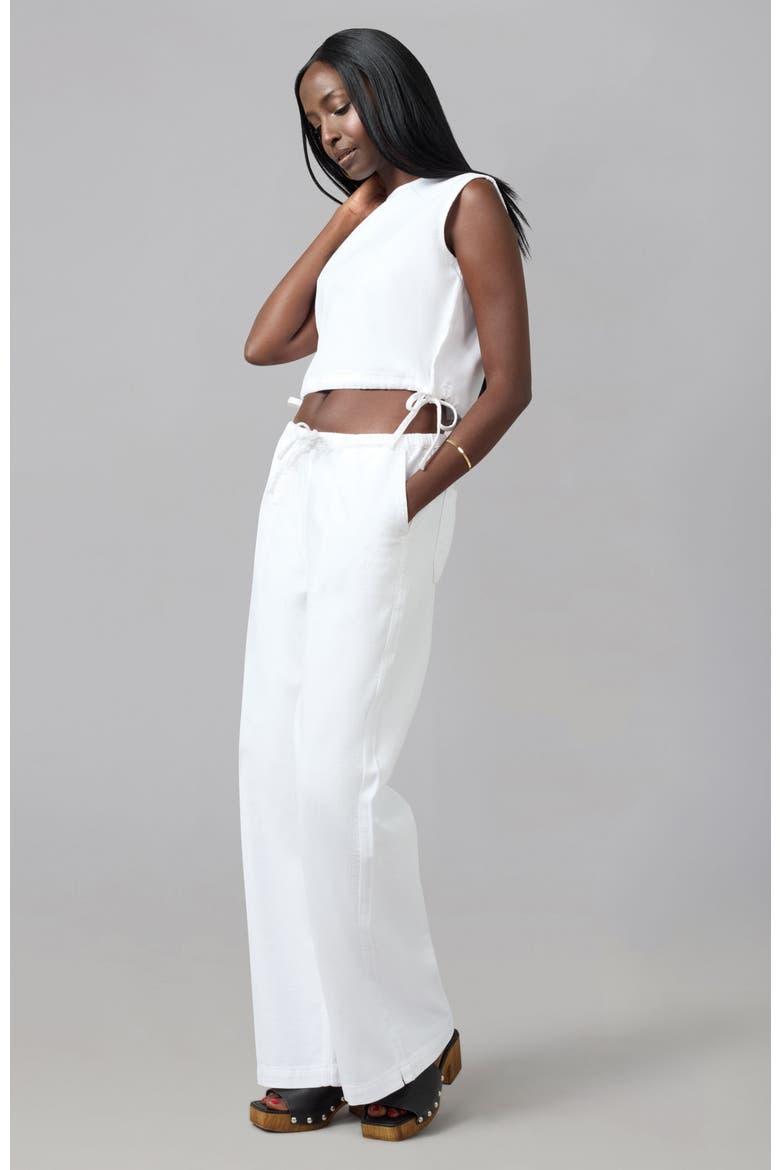 Remy Mid Rise Wide Leg Jeans, Alternate, color, WHITE