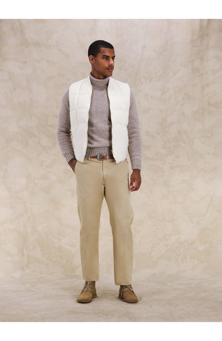 Fortela Wool Vest Jacket, Alternate, color, White