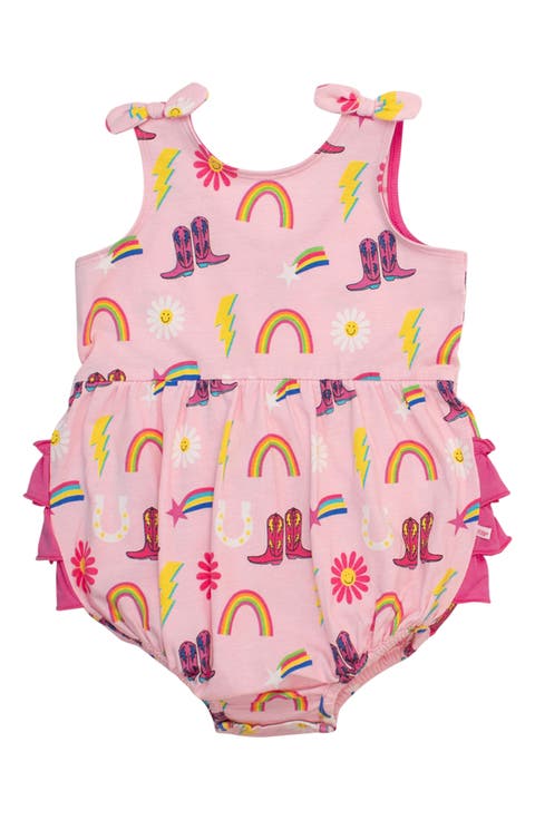 Cowgirl Cutie Ruffle Bubble Romper (Baby)