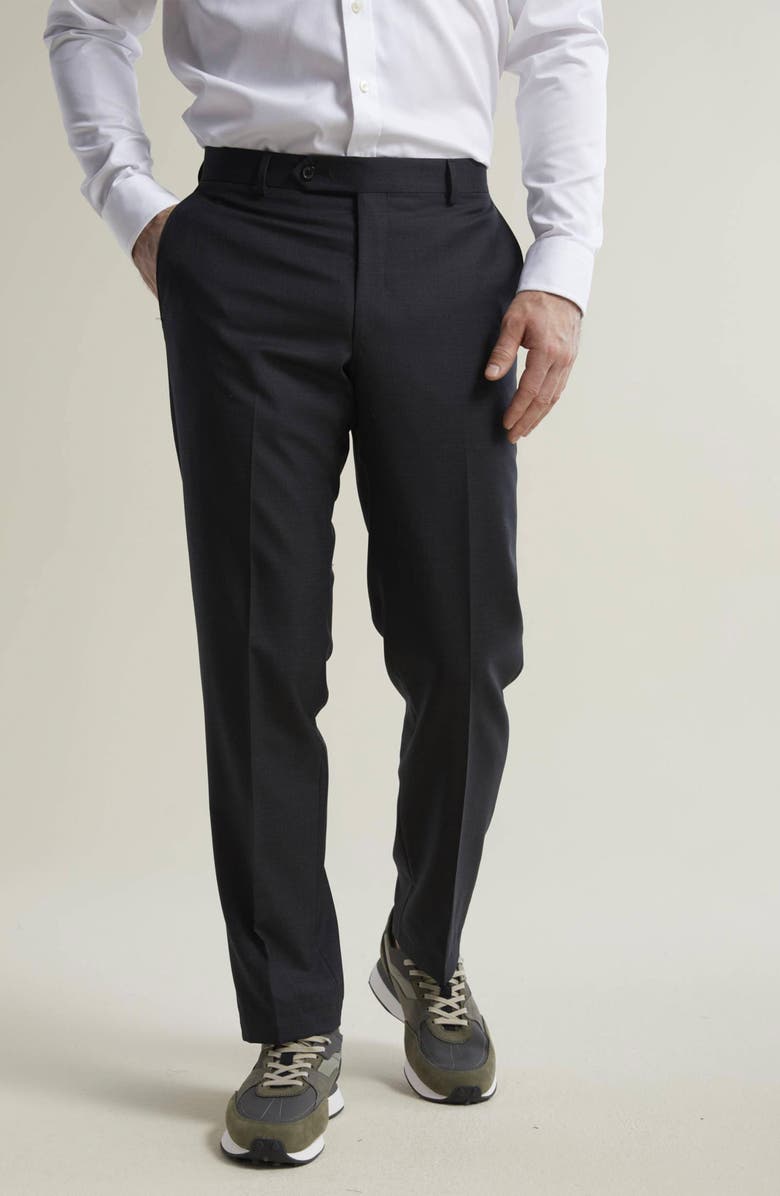 Samuelsohn Ice Wool Serge Suit, Alternate, color, 