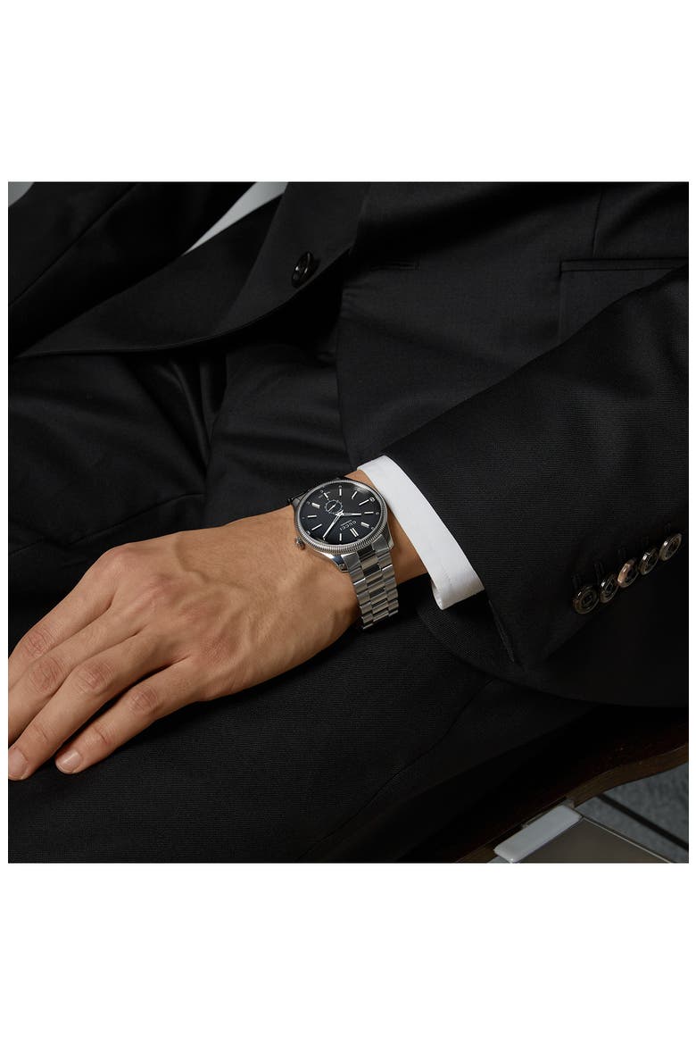G-Timeless Automatic Bracelet Watch, 40mm, Alternate, color, SILVER