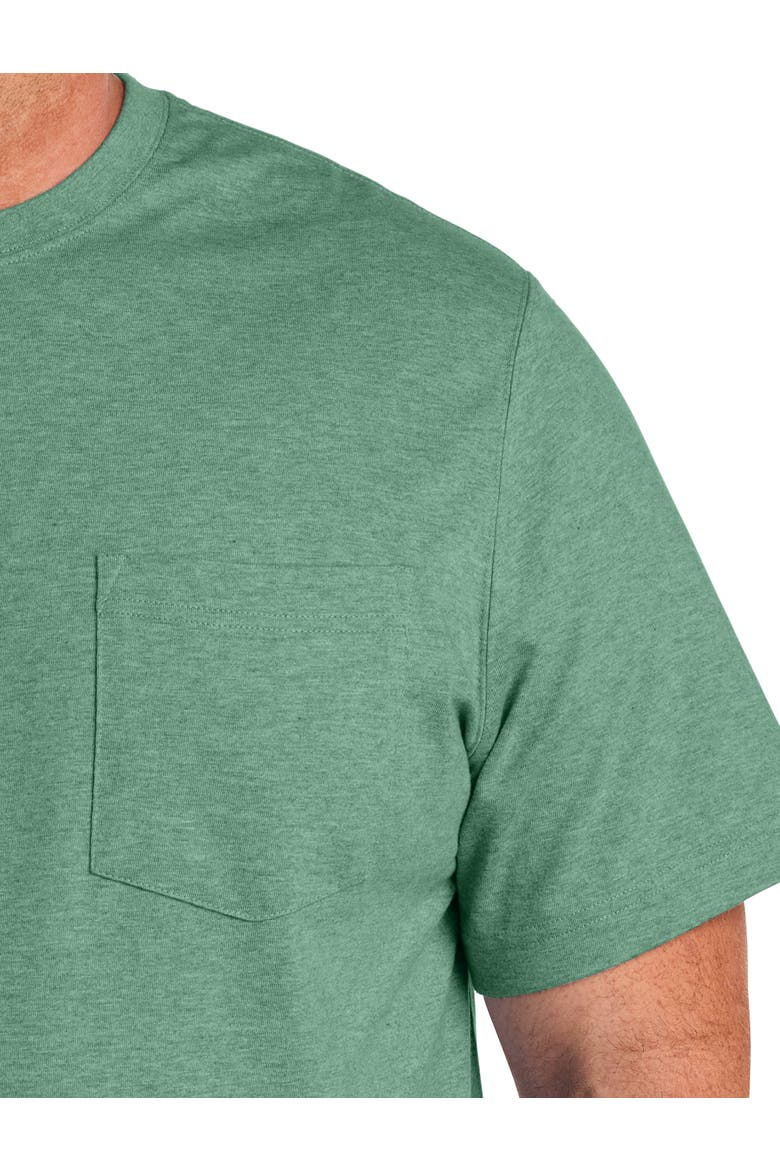 Big & Tall Moisture-Wicking Pocket T-Shirt, Alternate, color, BERYL GREEN HEATHER