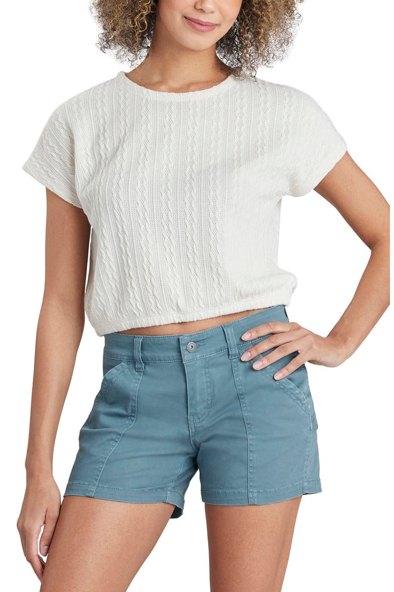 Noah Cable Stitch Top, Main, color, PAPERWHITE
