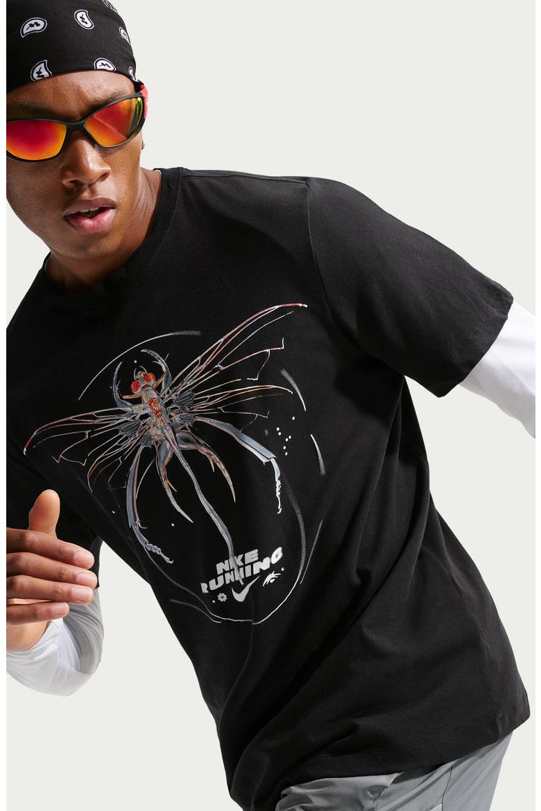 Running IYKYK Graphic T-Shirt, Alternate, color, BLACK