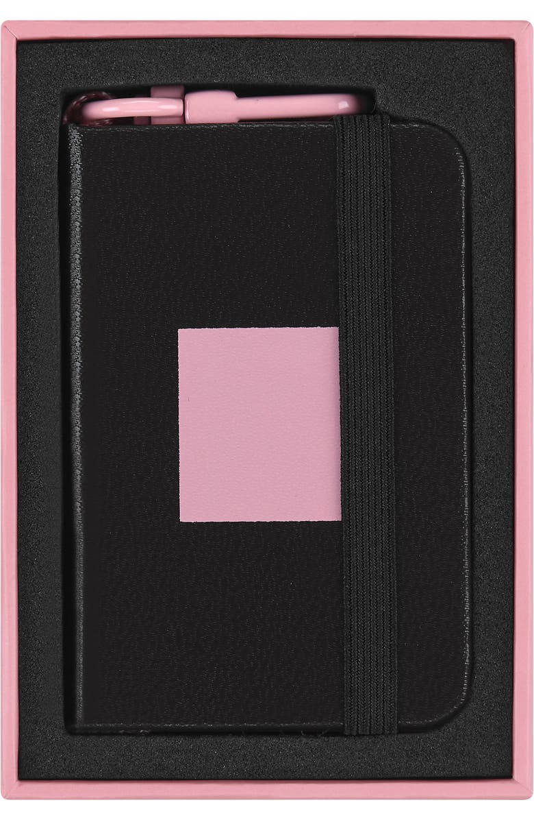 Moleskine x BLACKPINK Mini Hardcover Charm Notebook, Alternate, color, Black Pink