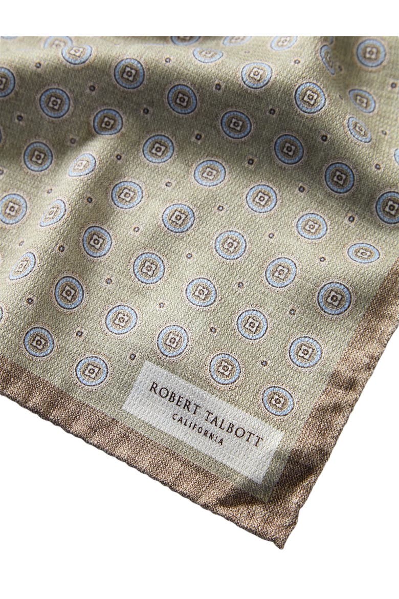 Colton Reversible Neat/Pocket Square, Alternate, color, Paisley Green