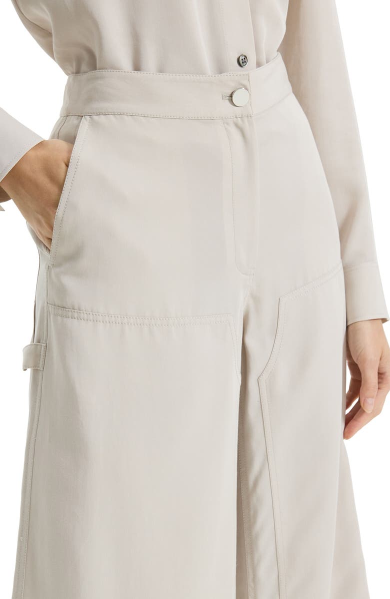 Theory Wide Leg Cargo Pants, Alternate, color, New Sand