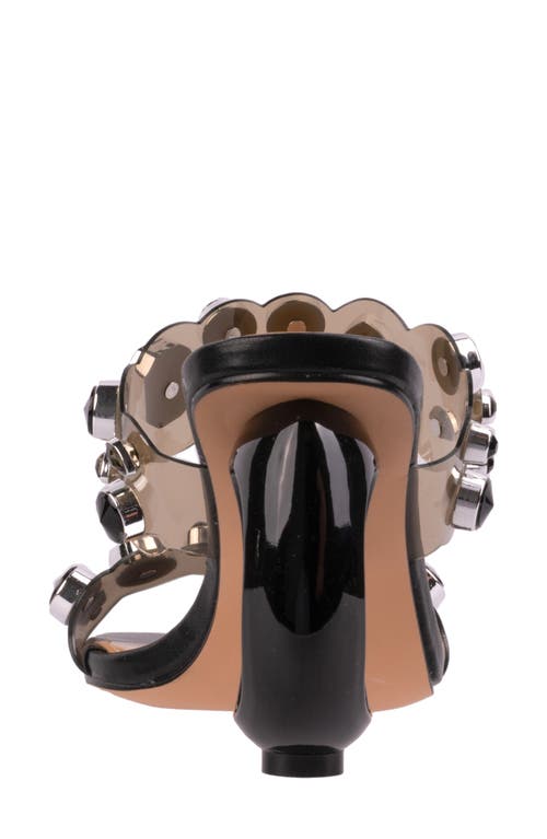 Ninety Union Joyful Embellished Slide Sandal In Black