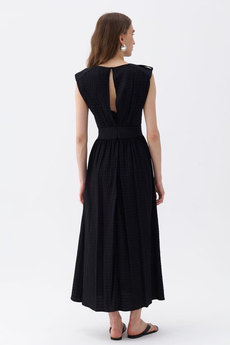 Seashell Acssesorized Cut-Out Dress, Alternate, color, Black