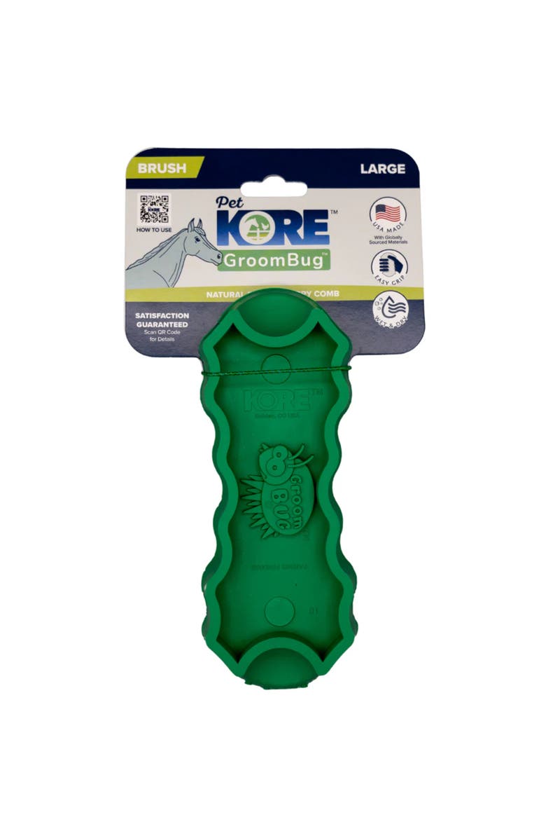 PetKORE Horse Deshedding Brush, Alternate, color, Green