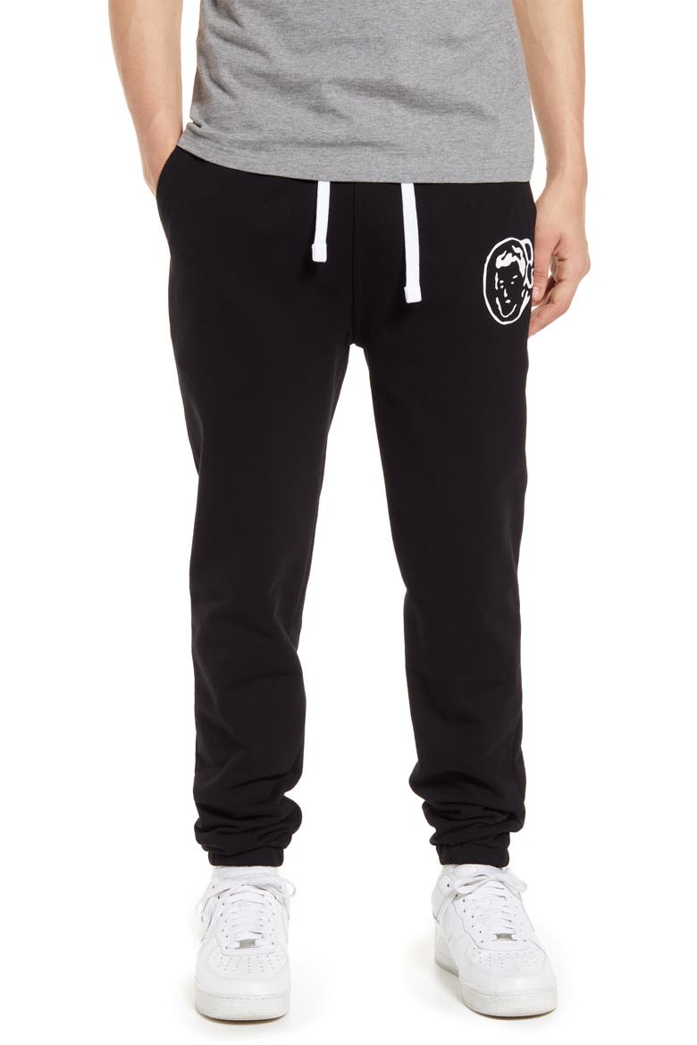 Men's BB Star Joggers, Main, color, BLACK