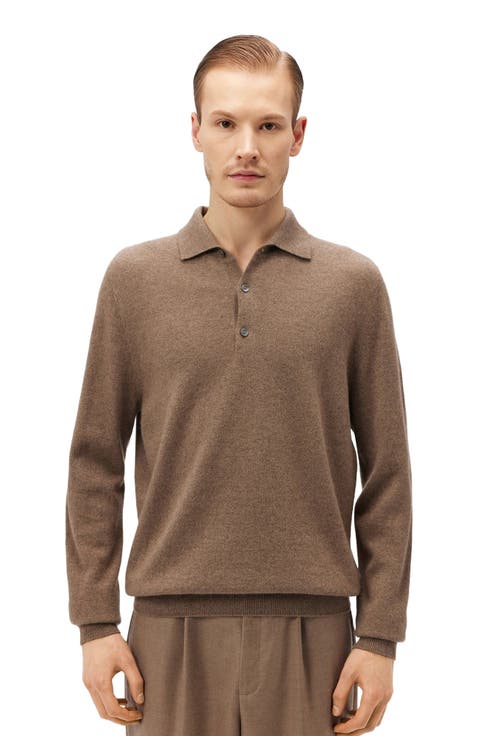 Essential Cashmere Polo Sweater
