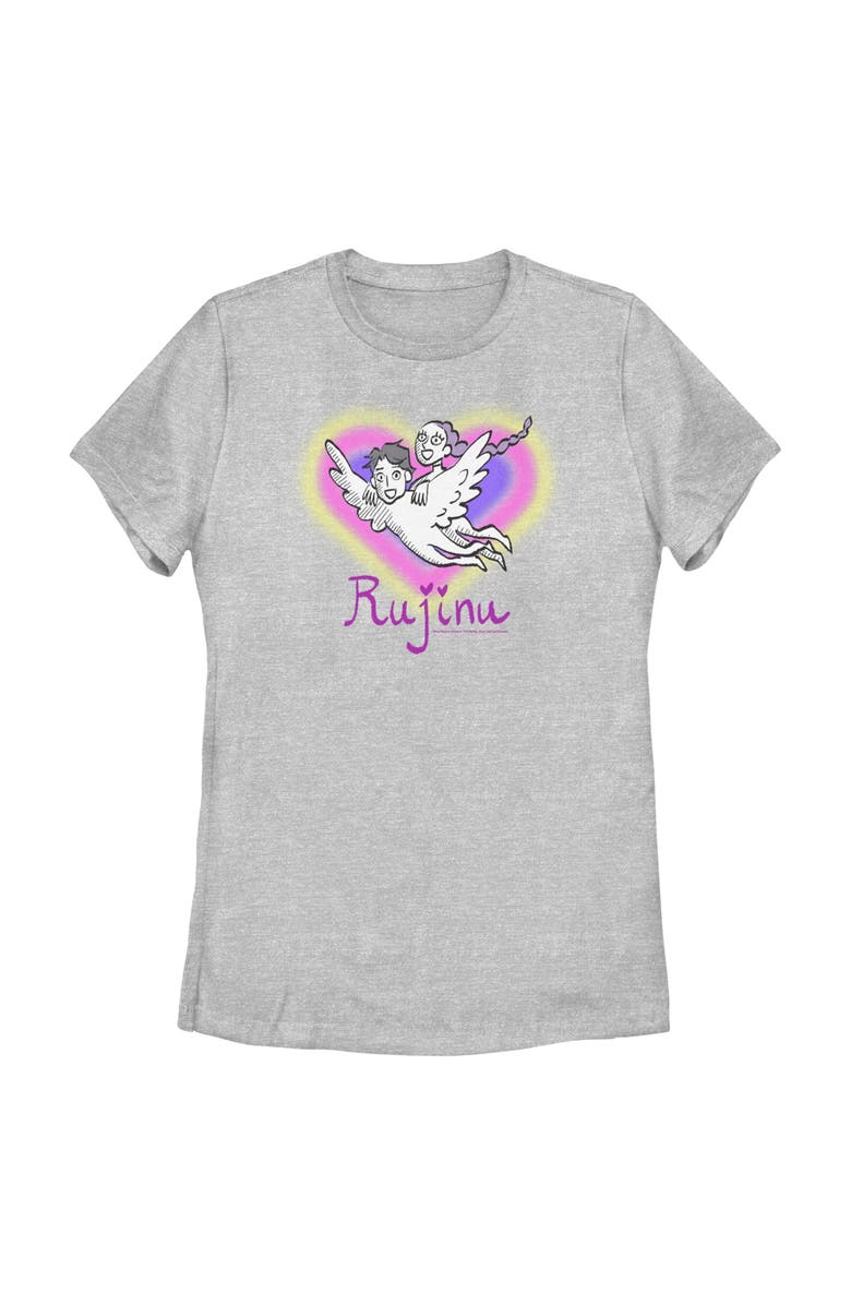 KPop Demon Hunters Women's KPop Demon Hunters Fan Art Rujinu Graphic T-Shirt, Main, color, Athletic Heather