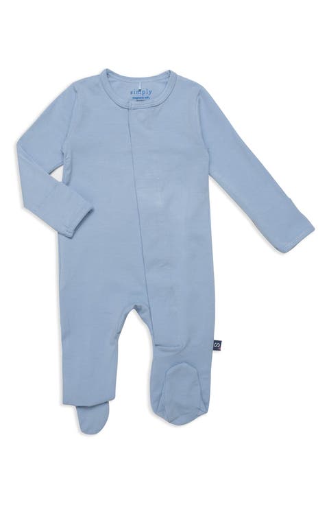 Cloud Stretch Organic Cotton Blend Magnetic Footie (Baby)