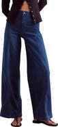 Free People Libre Front Yoke Wide Leg Jeans