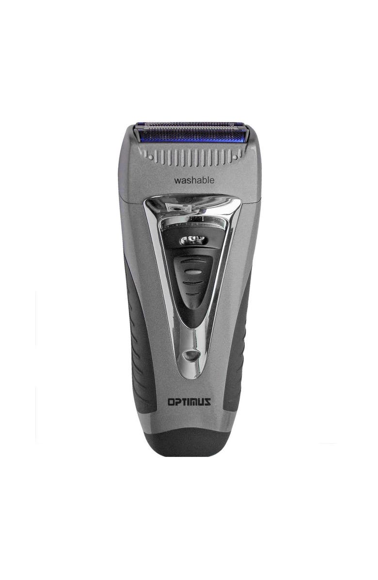 Optimus Curve Rechargeable Triple Wet Dry Men's Shaver, Main, color, Grey