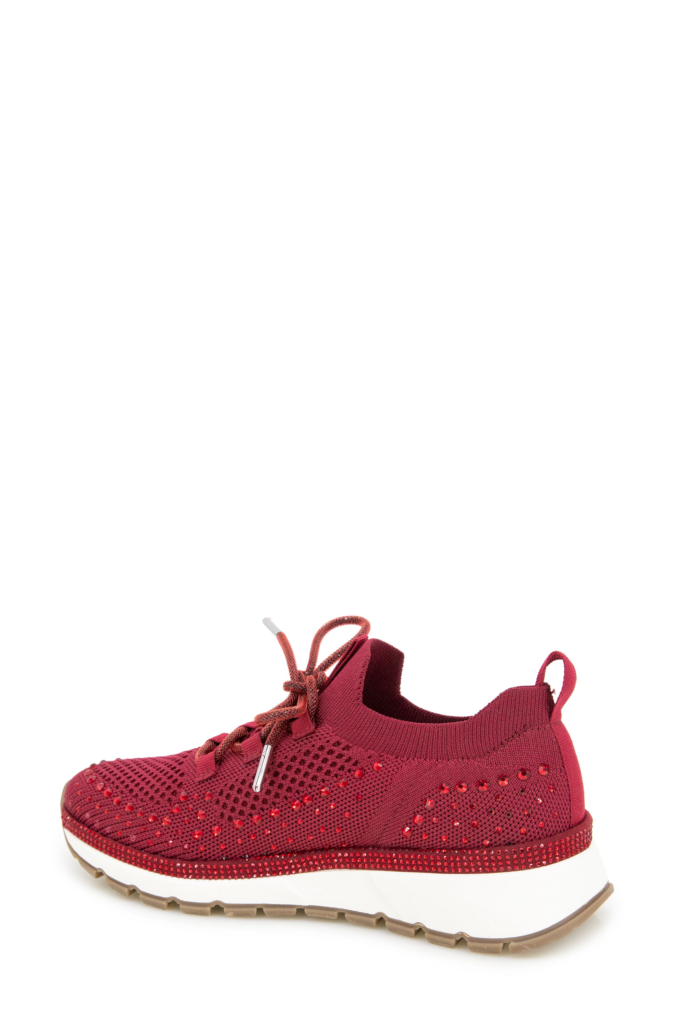 Kacey Rhinestone Knit Sneaker - image 4
