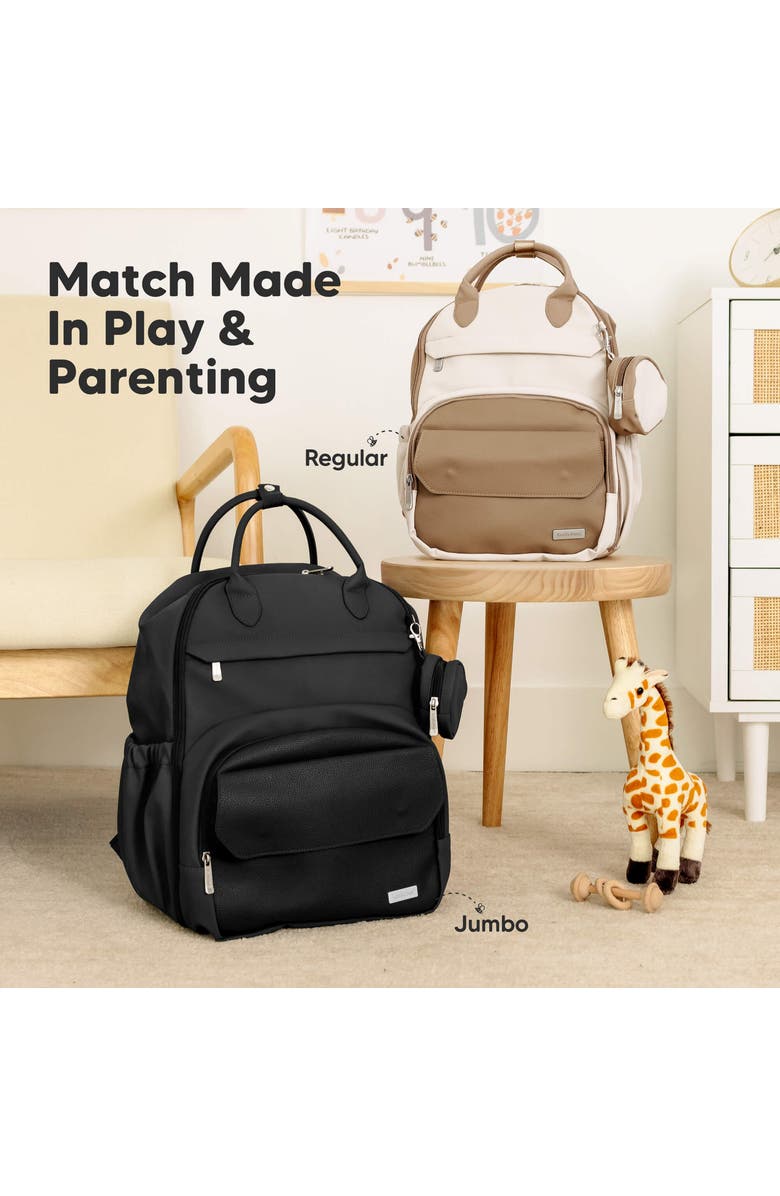 KeaBabies Play Diaper Bag, Alternate, color, Trendy Black