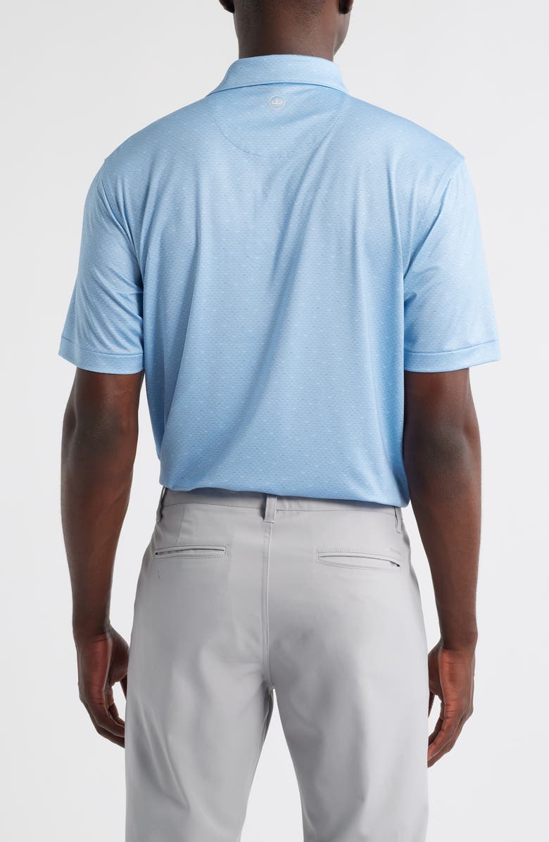 Peter Millar Fall Football Performance Jersey Polo, Alternate, color, Cottage Blue