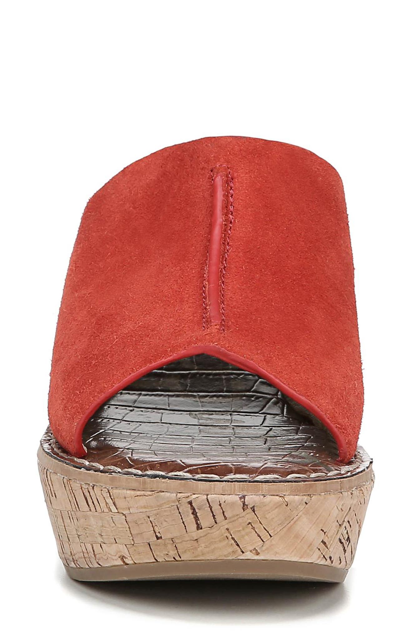 Ranger Platform Sandal, Alternate, color, CANDY RED SUEDE