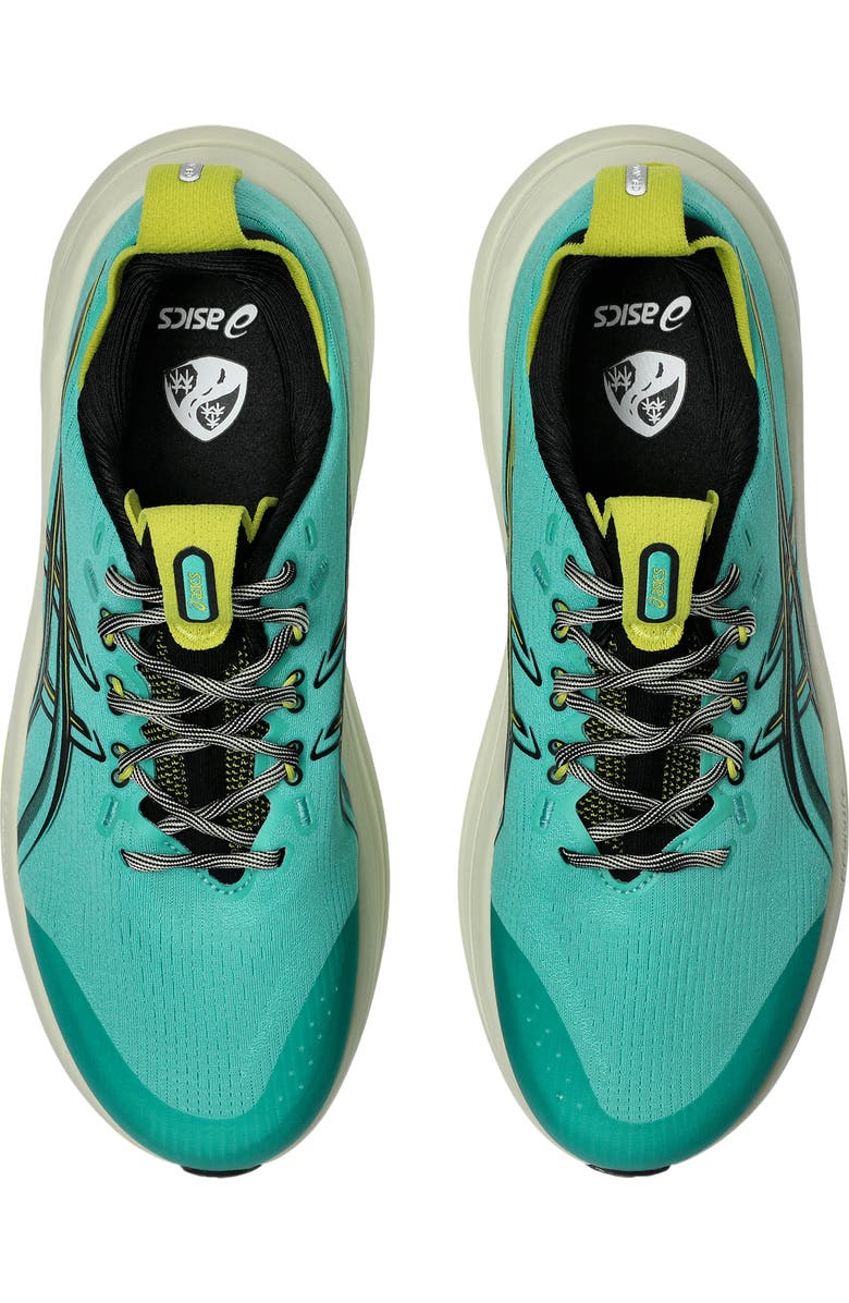 ASICS<sup>®</sup> GEL-NIMBUS<sup>®</sup> 28 TR Trail Running Shoe, Alternate, color, Aurora Green/Black