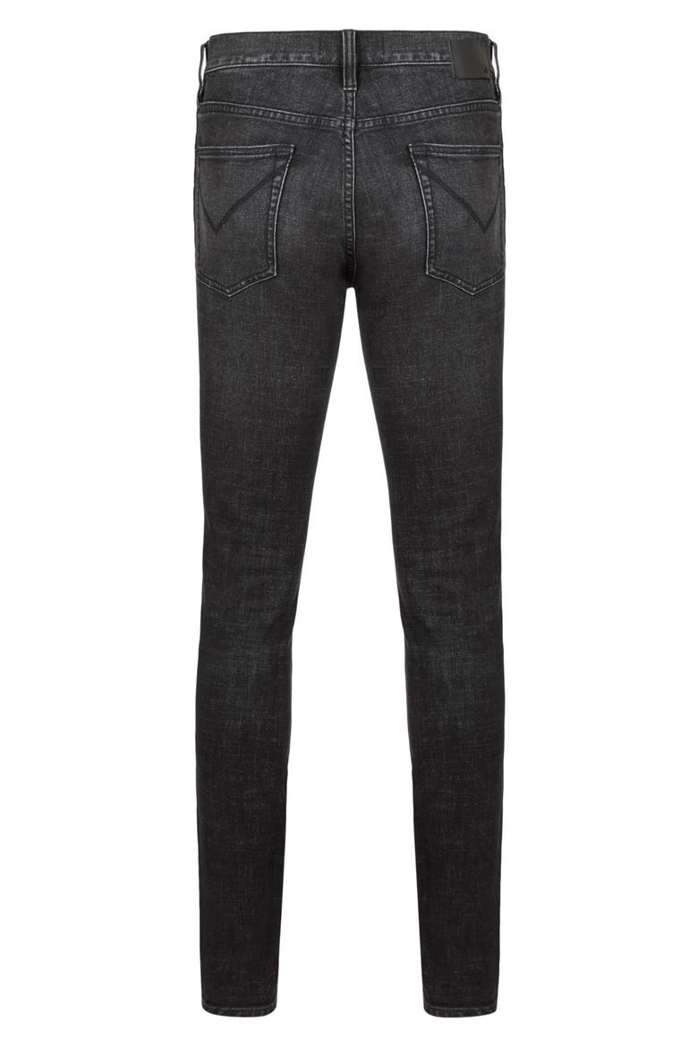 Wight Skinny Fit Stretch Jeans, Alternate, color, MINERAL BLACK