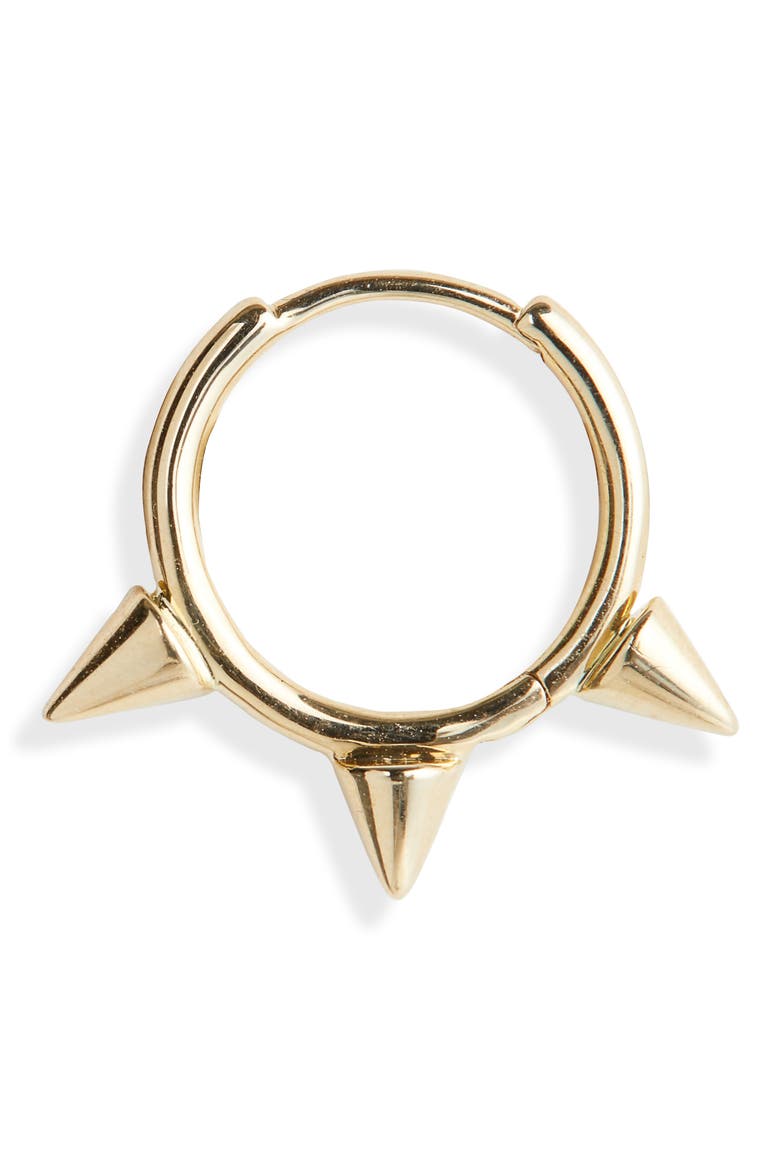 Triple Spike Ring, Alternate, color, YELLOW GOLD