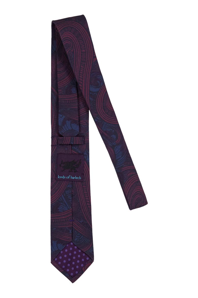 Talia Tie, Alternate, color, Badalona Plum