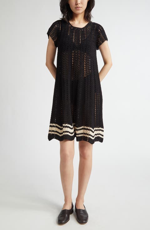 Duxberry Crochet Cotton Minidress