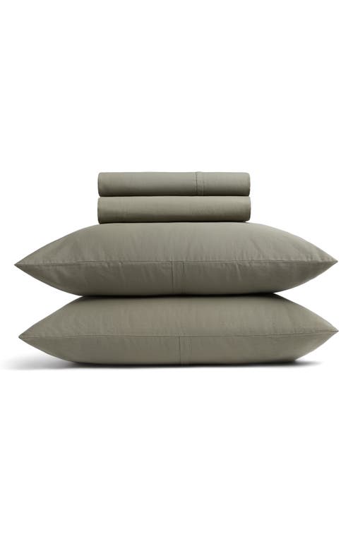 Parachute Soft Luxe Organic Cotton Sateen Sheet Set In Gray