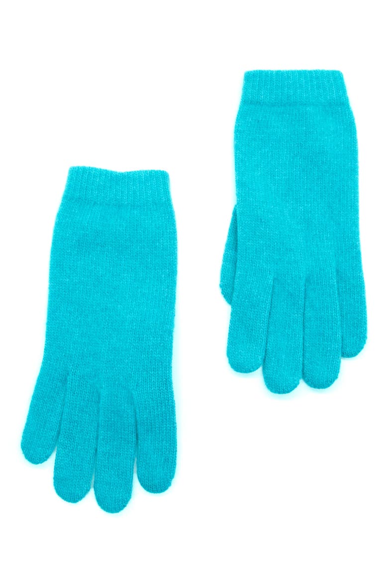 Solid Cashmere Gloves, Main, color, GLACIER