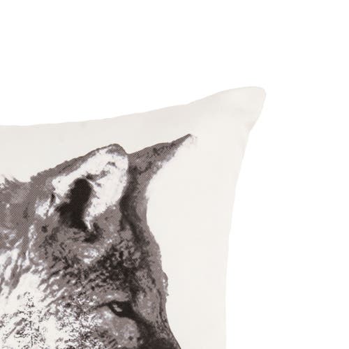 C & F Home C&f Home Fox Forest Indoor/outdoor Grayscale Accent Throw Pillow 18" X 18" In Animal Print