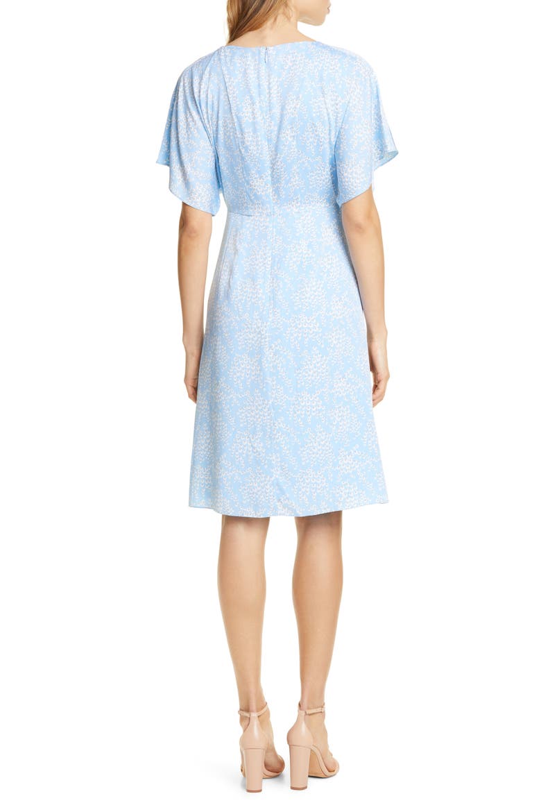 Stretch Silk Dress, Alternate, color, BLUE SIDDAL FLORAL