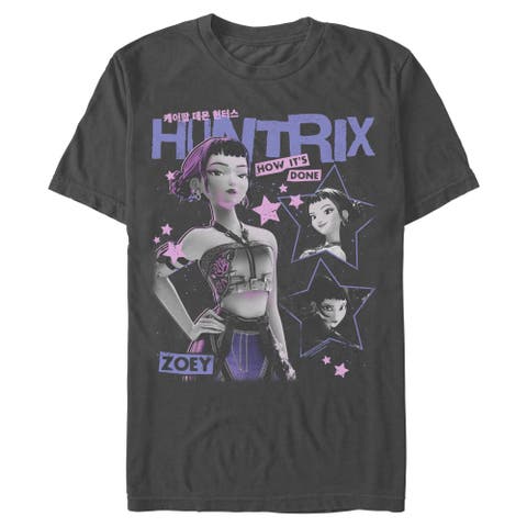 Men's KPop Demon Hunters Pop Star Huntrix Zoey  Graphic T-Shirt