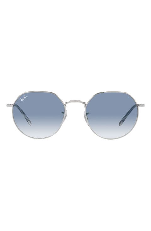 Jack 53mm Round Sunglasses