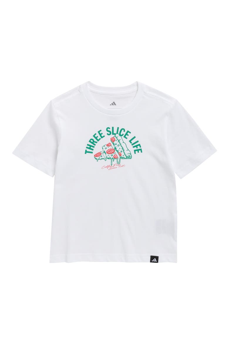 Kids' 3-Slice Life Cotton Jersey Graphic T-Shirt, Main, color, WHITE