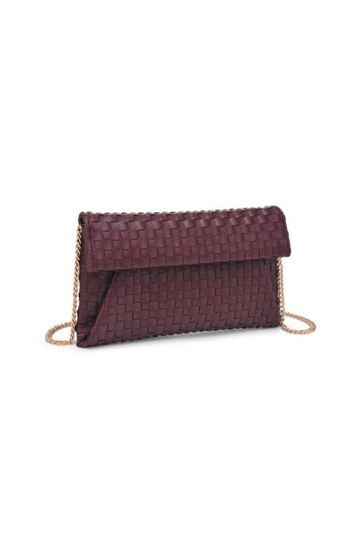 Moda Luxe Priscilla Clutch In Wine