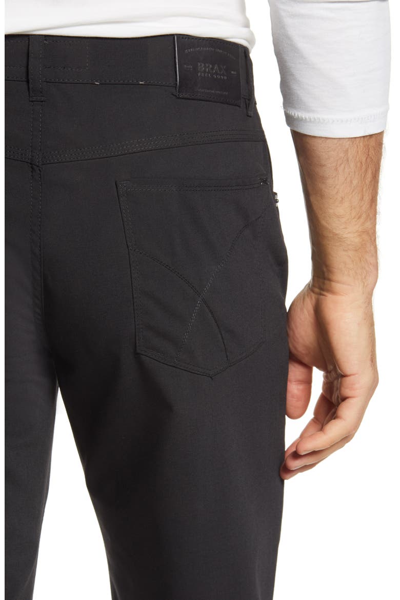 'Manager' Five-Pocket Wool Pants, Alternate, color, BLACK