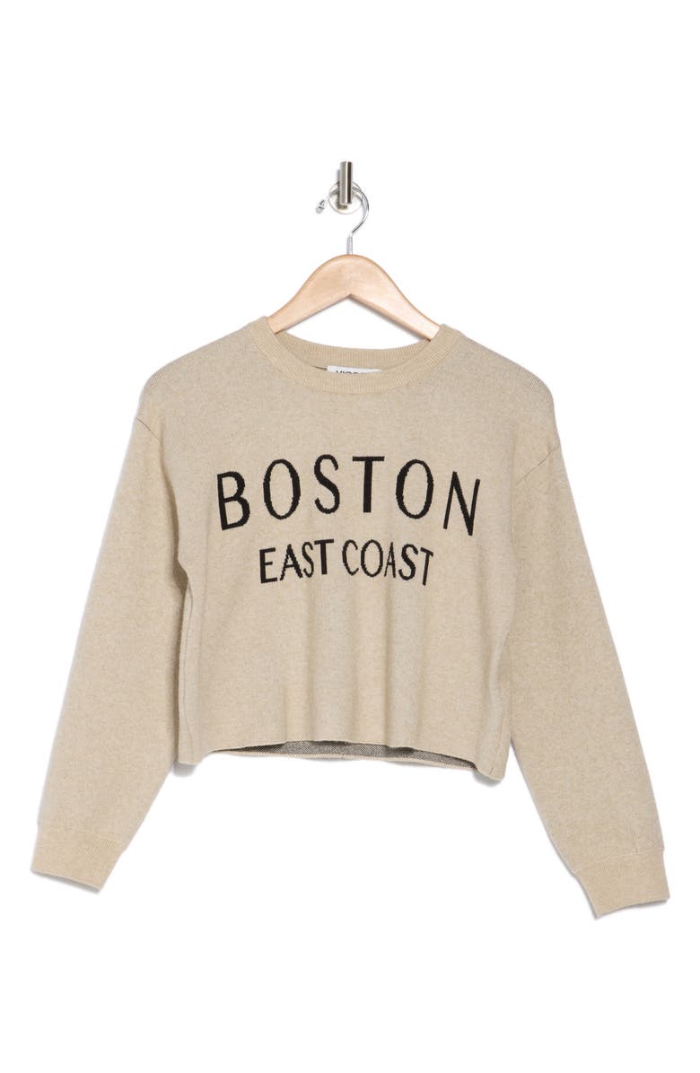 Vigoss Destination Crop Pullover Sweater, Alternate, color,