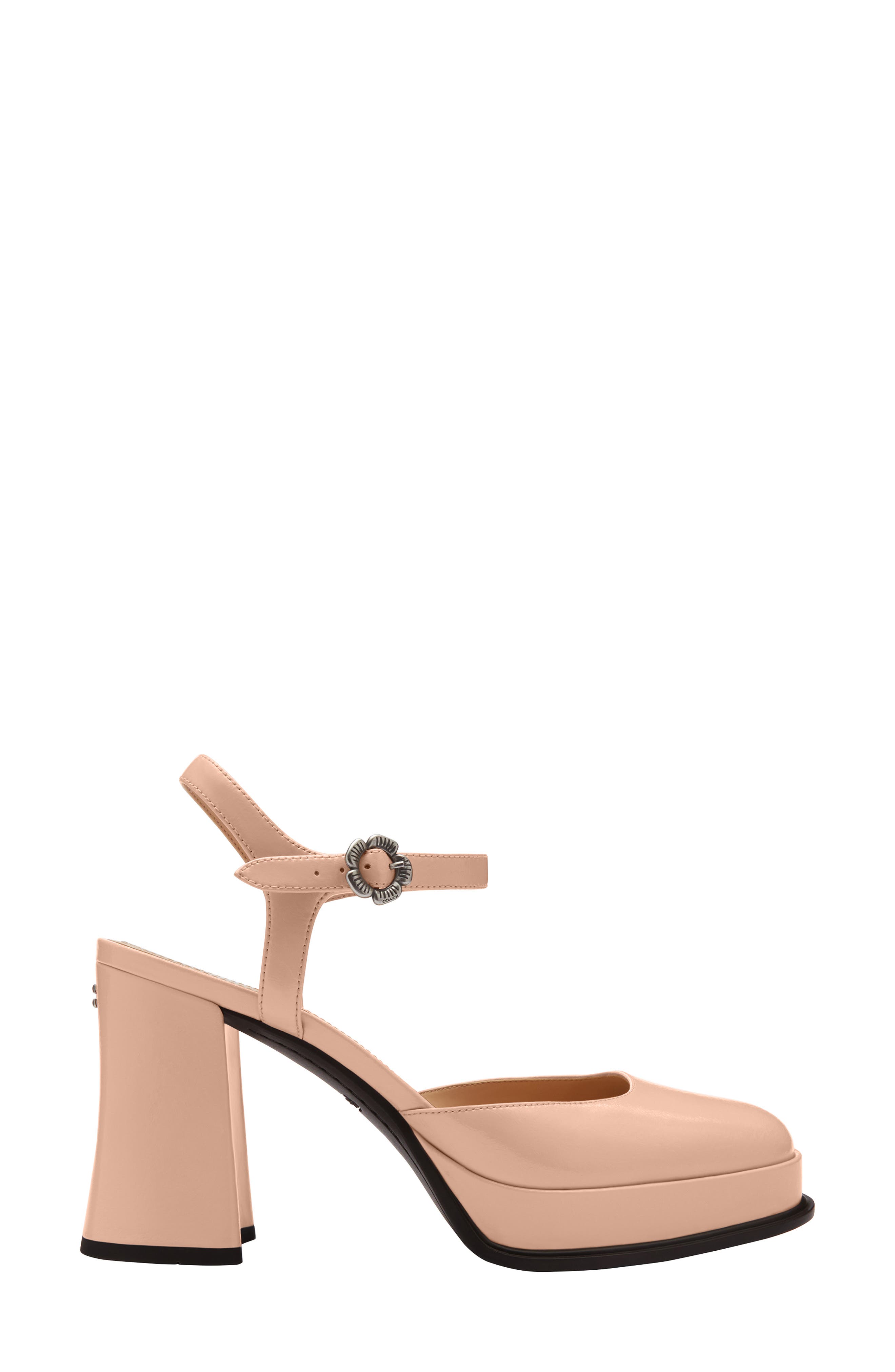 COACH Tea Rose Platform Pump, Alternate, color, Pink Cream