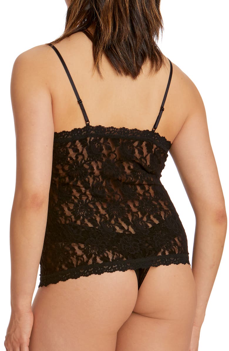 Hanky Panky V-Neck Lace Cami, Alternate, color, 