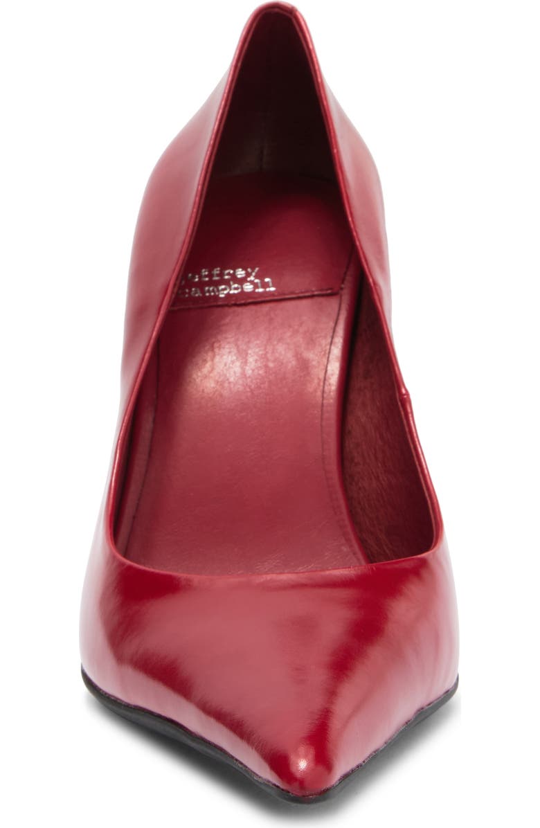 Jeffrey Campbell Risktaker Pointed Toe Pump, Alternate, color, Red