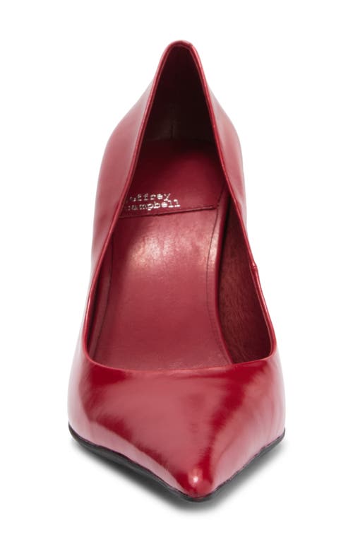 Jeffrey Campbell Risktaker Pointed Toe Pump In Red