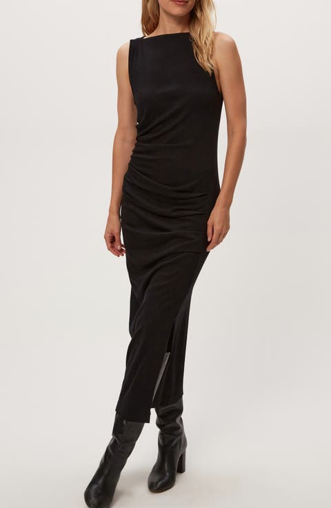 Reign Ruched Sleeveless Maxi Dress
