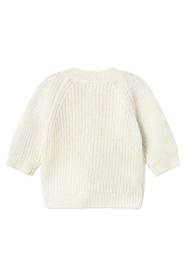 Ribbed Knit Pocket Cardigan, Alternate, color, White